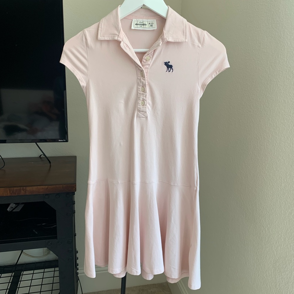 Baby pink M (12) girls Abercrombie & Fitch dress